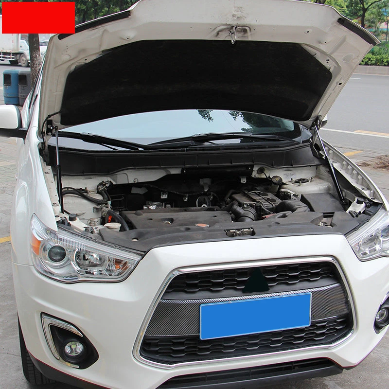 

For Mitsubishi ASX 2013 2014 2015 2016 2017 - 2019 Hood Cover Hydraulic Rod Strut Telescopic Rod Engine Hood Lift Support 2pcs
