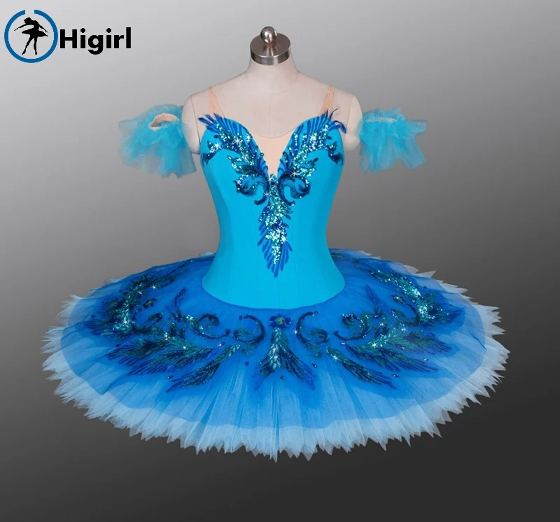 Blue bird ballet tutu for girls Princess Florina professional ballet tutu adult nutcracker tutu performance tutu child BT9027