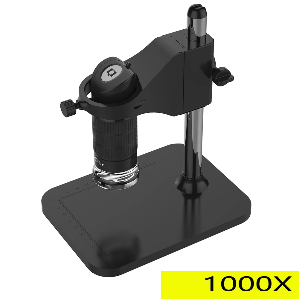 Профессиональный USB цифровой микроскоп 1000X500X8 светодиодный 2MP электронный микроскоп Эндоскоп увеличительная камера увеличительная подставка инструменты - Цвет: 1000X