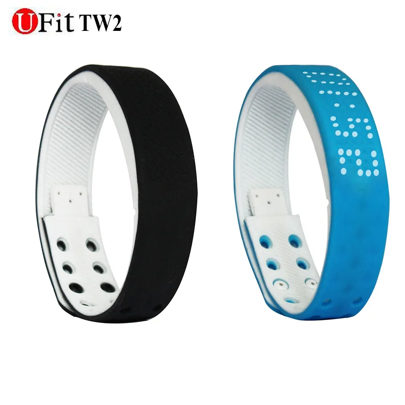 Ufit TW2 waterproof smart wristband sport monitor time dispaly Fitness intellige