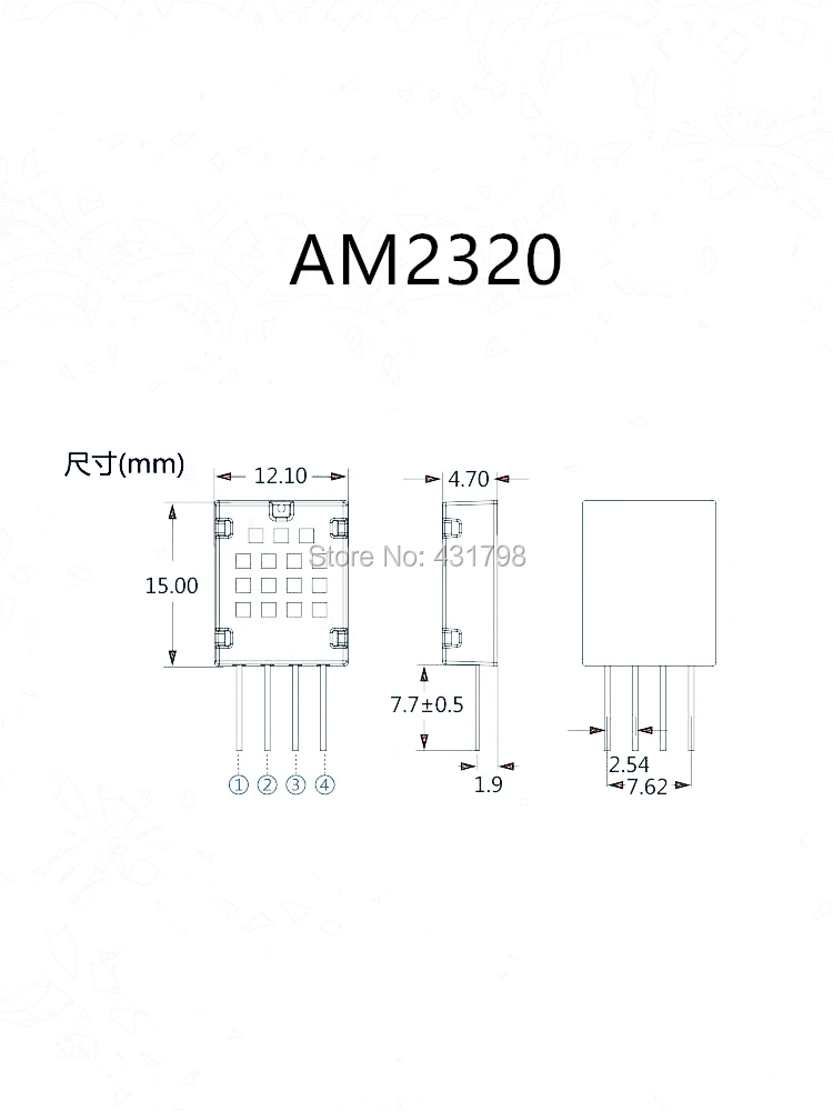 HR202L/DHT11/AHT10/AM2302/AM2320/AM2122/AM2120/AM2322 цифровой датчик температуры и влажности чувствительный конденсатор модуль AIoT