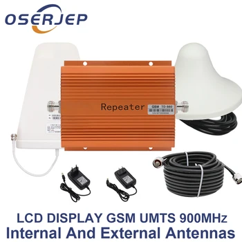 

led Screen display GSM 900Mhz umts 2G/3Gcelular MOBILE PHONE Signal Repeater booster,900MHz amplifier + LPDA /Ceiling Antenna
