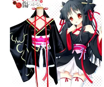 

Anime Girl Cosplay Lolita Dress Kikou Shoujo Wa Kizutsuka Nai Cosplay Costume Girl