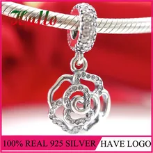 Мерцающий розовый висячий бусина-Шарм для сердца Шарм Браслет Подвески для изготовления ювелирных изделий ювелирные изделия