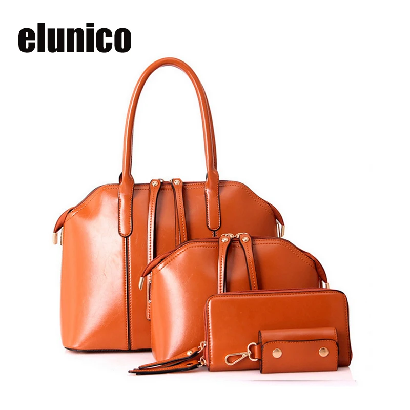 

Elunico Leather Tote Bags Handbags Women Famous Brands Big Women Crossbody Bag Tote Designer Shoulder Bag Ladies Bolsos Mujer
