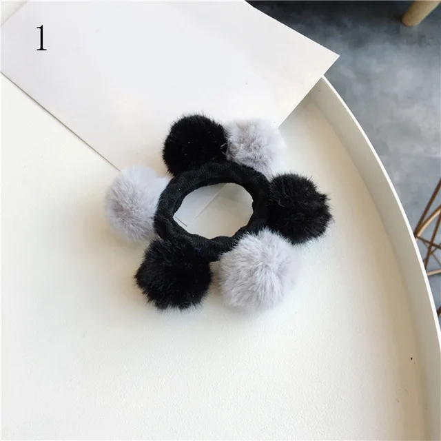 Girls Hair Accessories with Small Lovely Soft Faux Fur Ball Pompom Hair Tie Elastic Colorful Hairball Girls Bands Rings Hair Girls Hair Accessories with Small Lovely Soft Faux Fur Ball Pompom Hair Tie Elastic Colorful Hairball Girls Bands Rings Hair