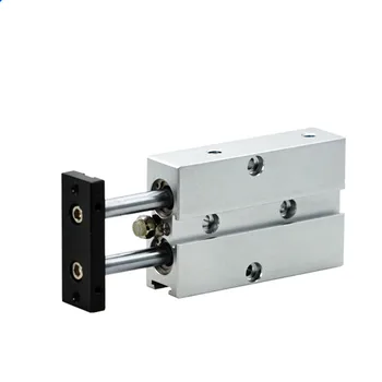 

1PCS Pneumatic Air Cylinder Double Action Double Rod 10mm Bore Air Fluid M4 Port