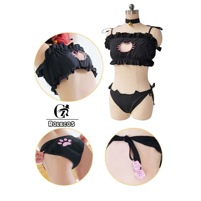 ROLECOS Love Live костюм для косплея ночная одежда Нозоми взрослых женщин с кошачьими