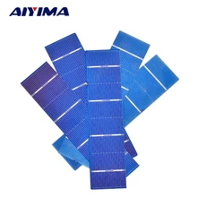 AIYIMA 50pcs 156x39mm Solar Panel polycrystalline Silicon Solar Cell DIY Solars Panel China Panneau Solaire 1.05W 0.5V