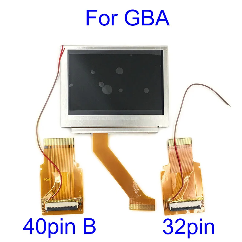 

5pcs For GameBoy Advance LCD Screen For GBA SP AGS 101 Highlit Screen LCD OEM Backlit Brighter with 40pin/32pin ribbon cable