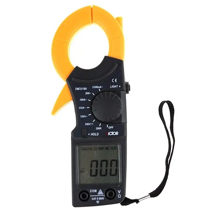 DM3218A mini clamp meter, portable digital current clamp meter, high