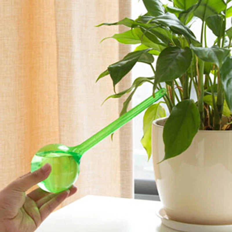

Free Shipping 10 Pieces Automatic Watering Device Plastic Easy to Use Office Desktop Balcony Plants Flower Potted Supplies