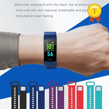 

Outdoor smart Bracelet Fitness Tracker Passometer Sleep Monitor Track Sport healthy Smart Band support heart rate blood pressure