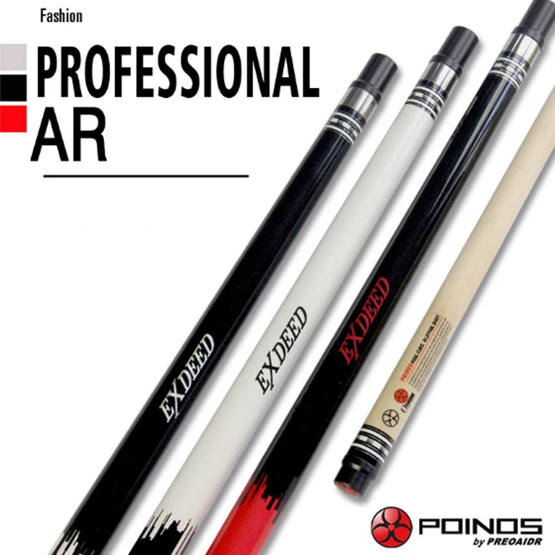 New Arrival POINOS Brand AR Pool Cues Stick 13mm//11.5mm//9.5mm Tips Snook Cue....