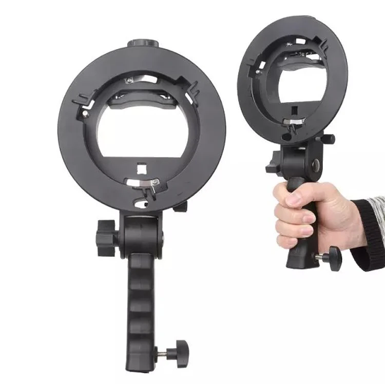 

Hand-held s-type flash holder s-type chuck flash lamp holder s-type bracket
