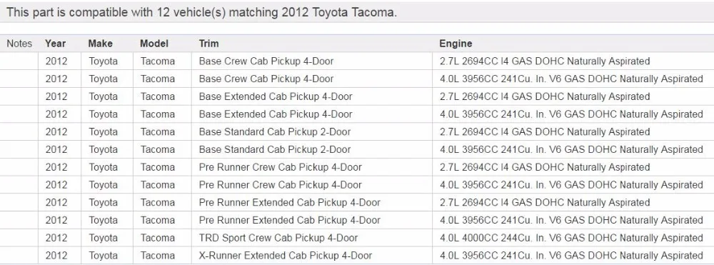 YC100597-CL  TY4070  TOYOTA TACOMA 2012-ON  (5)
