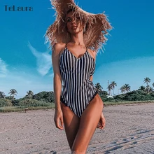 Сексуальный цельный купальник, женская одежда для плавания, купальник-монокини с принтом, с высокой посадкой, купальный костюм, открытая спина, пляжная одежда для женщин