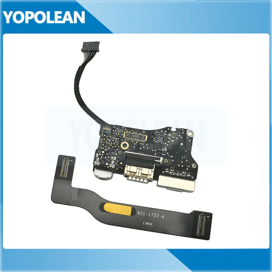 Плата I/O USB Power Audio Jack + кабель для Macbook Air 13 &quotA1466 2013 2014 2015 820 3455 A|Компьютерные кабели