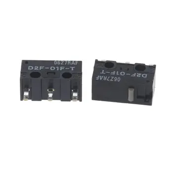 

2Pcs Original OMRON Mouse Micro Switch D2F-01F-T Gray Dot for Logitech RAZER