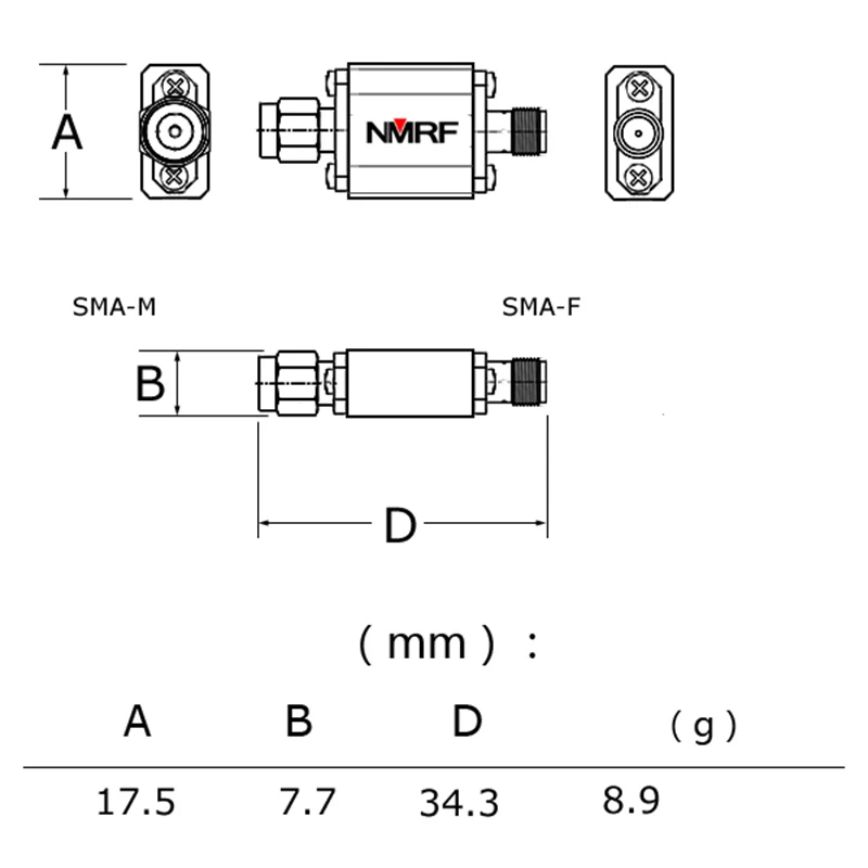 433MHz remote control aircraft model aerial image transmission bandpass filter 433M bandwidth 8MHz