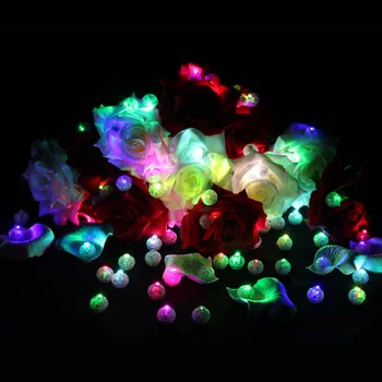

Wholesale 1000 Pcs/Lot Round RGB Mini Led Flashing Ball Lamp White Balloon Lantern Lights for Christmas Party Wedding Decoration