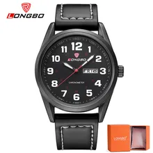 LONGBO Men Watches Top Brand Luxury Casual Leather Man Wrist Watch Automatic Date And Week Clock Relogio Masculino Montre Homme forsining date month display rose gold case mens watches top brand luxury automatic watch montre homme clock men casual watch