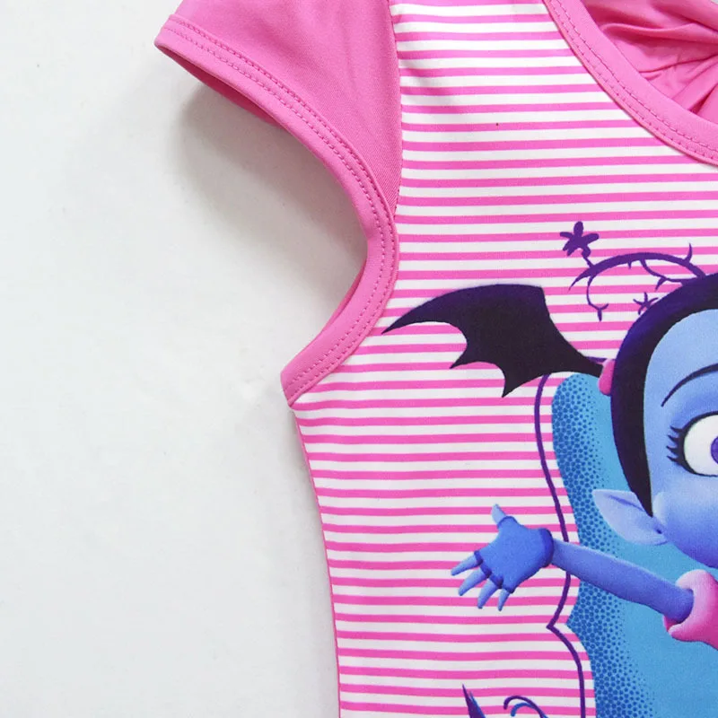 Детский костюм Vampirina летняя одежда для сна для девочек пижамный комплект, одежда с героями мультфильмов для детей, подарок на день рождения