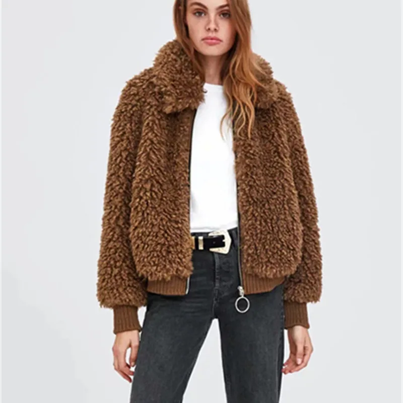 Aliexpress.com : Buy 2018 Winter Lamb Wool Teddy Coats