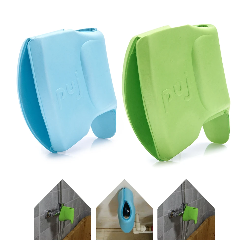 2 Pcs Faucet covers Baby safety bath EVA faucet Collision sets Hot and
