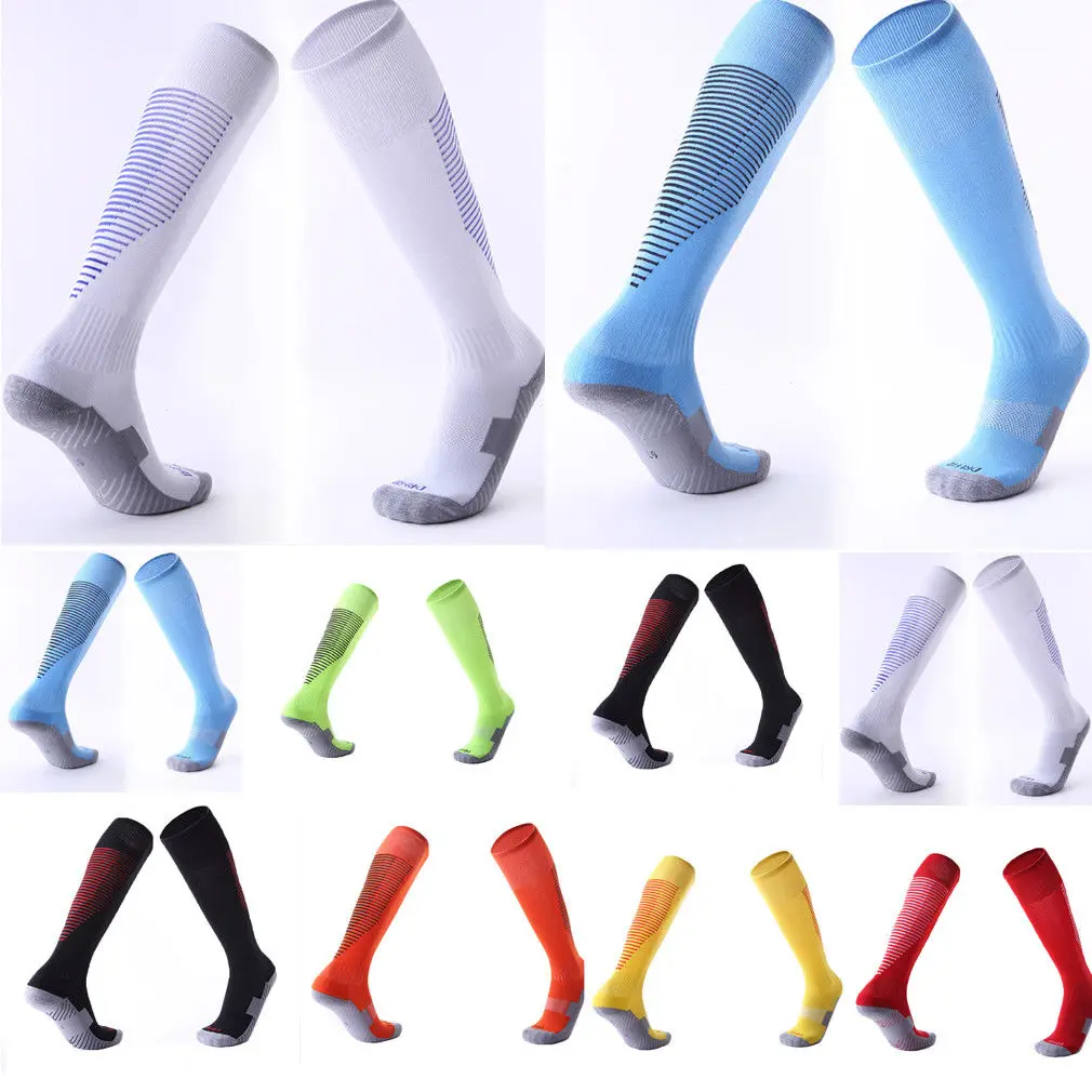 

New Men's Sport football Soccer Long Socks Over Knee High Sock Baseball Hockey