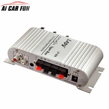 12V Hi Fi Stereo Audio Amplifier Home Hi Fi Bass Speaker Loudspeaker with USB Port FM