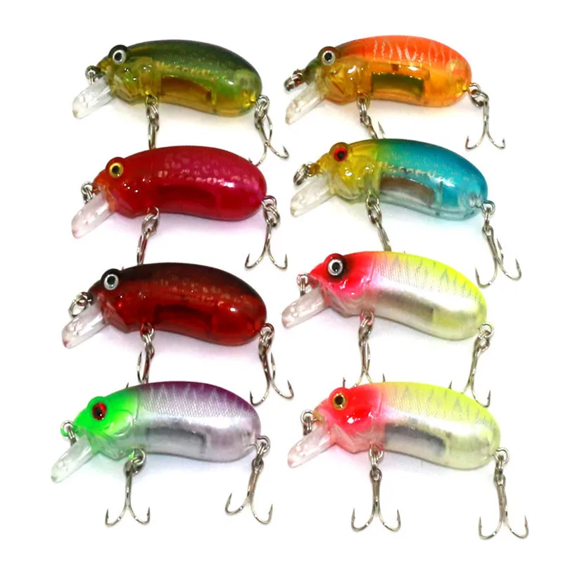 Free Shipping 60mm 10g Fishing lures Minnow bait Long Shot Casting