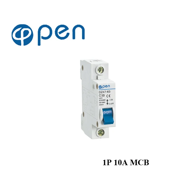 us $1 37 1p 10a miniature circuit breaker mcb dz47 c45 series for overload and short circuit protection in circuit breakers from home improvement onDz4763 Mini Circuit Breaker Mcb Open Electrical Technology Co #11