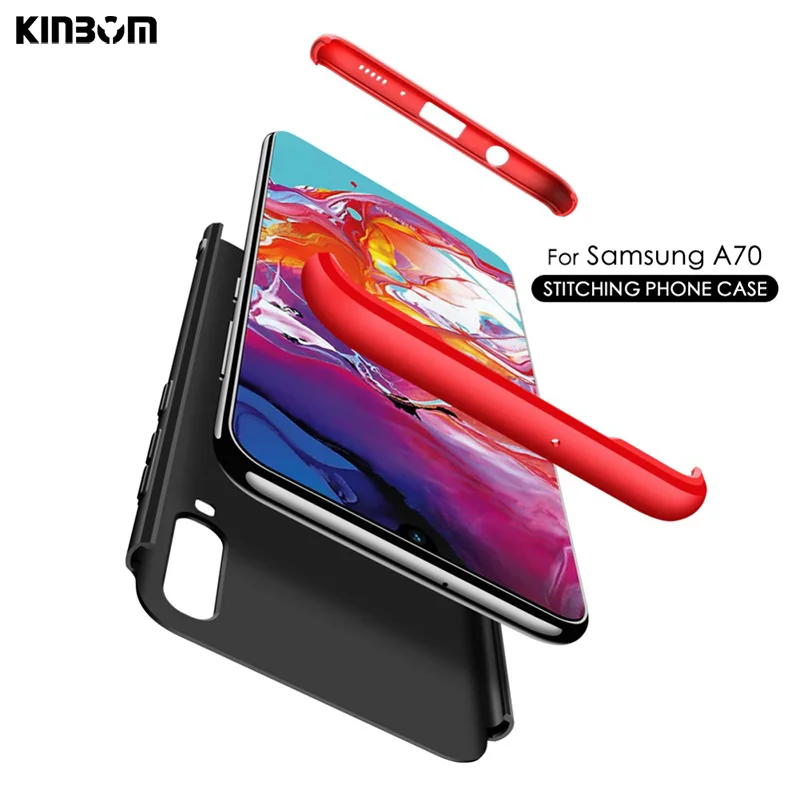 KINBOM 360 чехол для телефона samsung Galaxy S8 9 10E S7 Edge Note 8 3 в 1 30 A7 2018 полный Чехол |