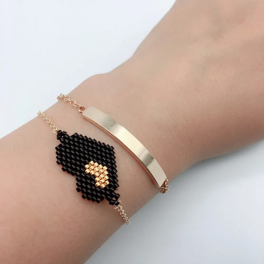 

boho Gold MIYUKI Seed Beads fashion Bracelet Jewelry Men Ethnic Bracelets Woven Friendship Best Gifts Women