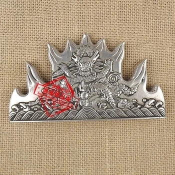 

Imitating Miao Yin to Make Relief Single Dragon of Old Copper Penholder