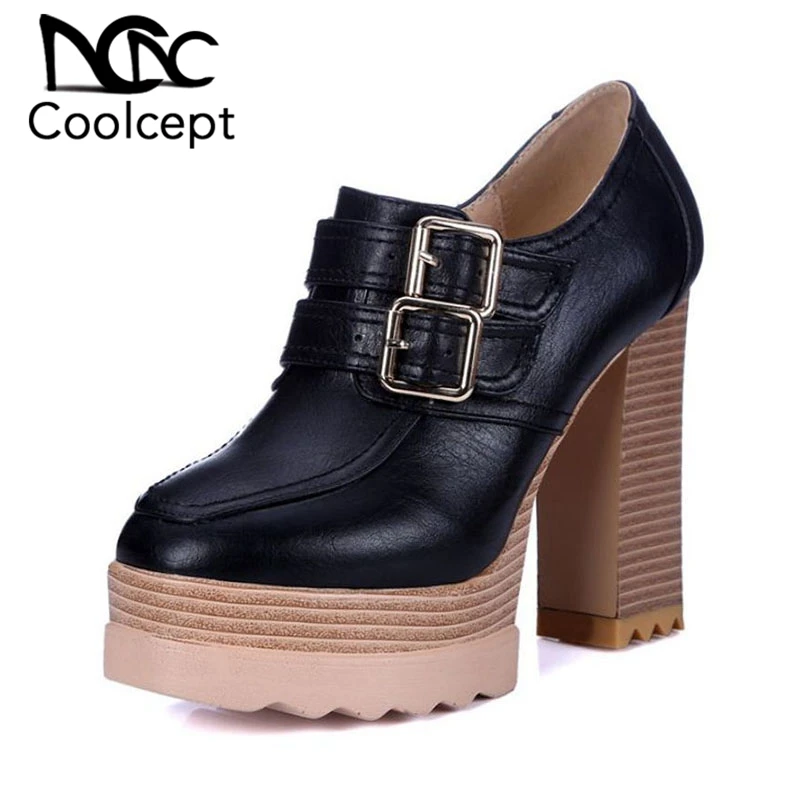 CoolCept/размеры 32-42 Прямая поставка Туфли-лодочки без шнуровки Женские туфли на
