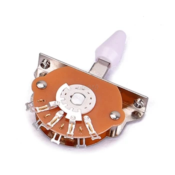 

GN304 5 Way Lever Switch Pickup Selector Switch for ST FD Electric Guitar Replacement Parts Beige/White July Wholesale&DropShip