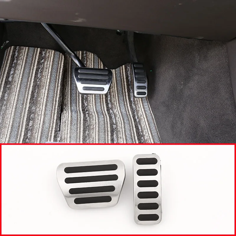 

For Land Rover Discovery 5 LR5 L462 No Drill Anti-slip Fuel Brake Steel Pads Pedals Cover For Range Rover Sport Vogue 2014-2018