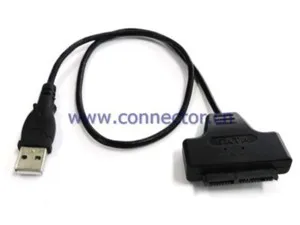 

CYDZ USB 2.0 to Micro SATA 7+9 16P 1.8" SSD Hard Disk Drive Adapter Cable 50cm