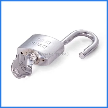

6 pieces 40mm high quality chrome plated keyed differently outdoor cabinet padlock