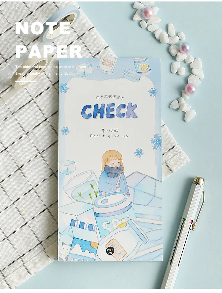 30 простыни Детские Kawaii Sweety девушка memo pad портативный блокнот планировщик DIY заметки милые канцелярский школьный офисный питания Papelaria