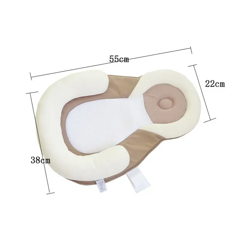OLOEY детская подушка для новорожденного младенца матрас дышащий детский коврик для позиционирования сна предотвращающий плоскую форму головы анти-ролл подушки 0-12 м