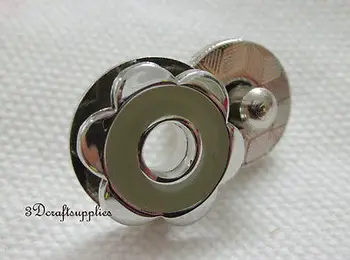 

Magnetic Snaps bag button purse Magnetic Snaps button 17 mm green F63