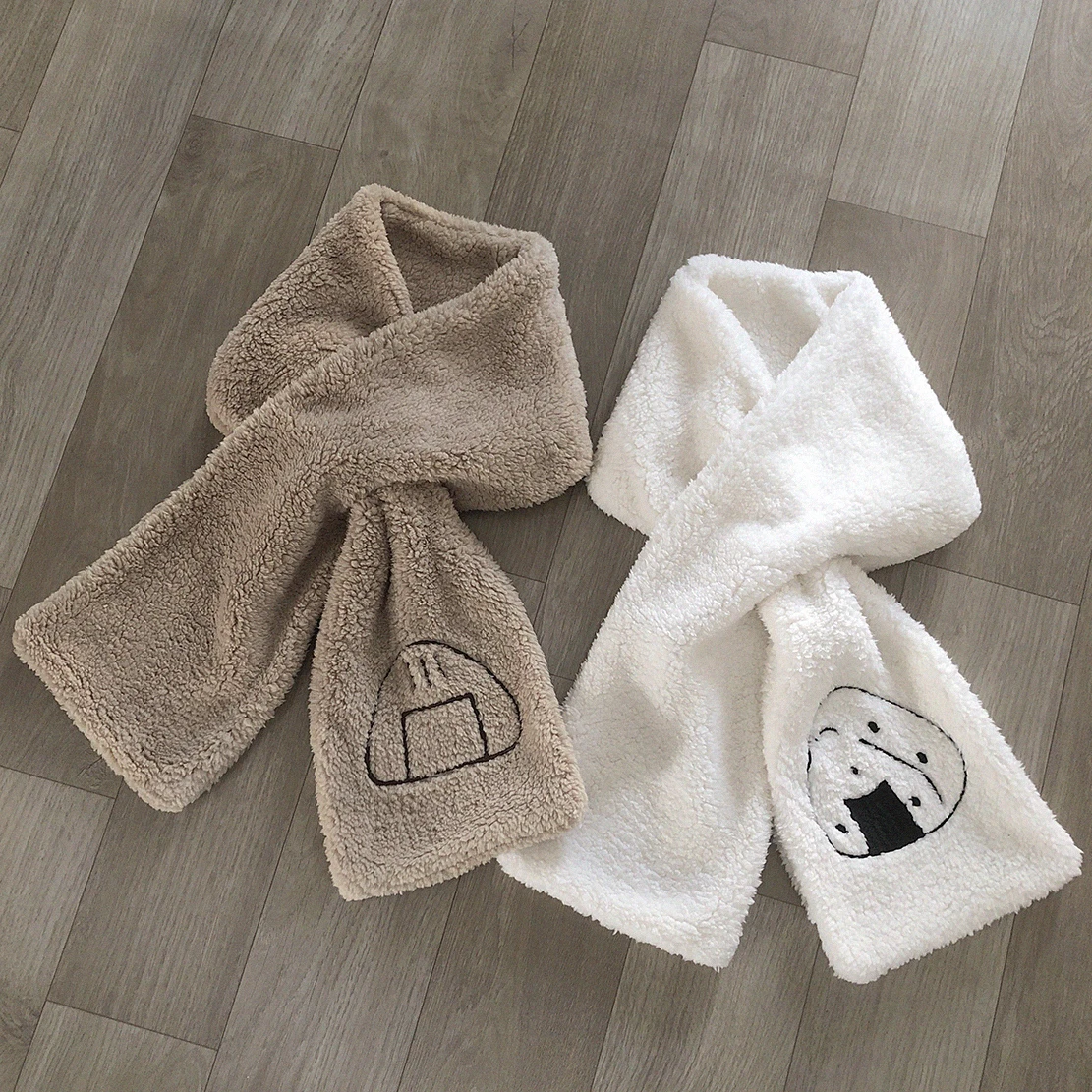 New Fashions Winter Cotton Warm Scarf Harajuku Cute Cartoon Scarf