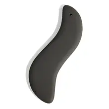 Традиционный черный S Форма район пенжьианг, камень Гуа-Ша массаж скрести терапия потери веса быстро продукт лечения Красота инструмент