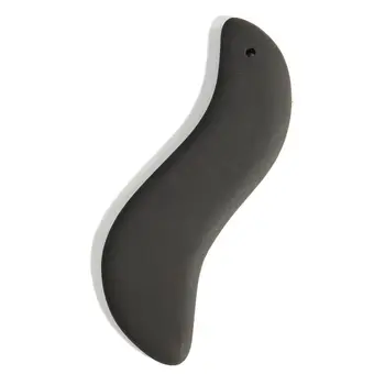 

Traditional Black S Shape Bian Stone Massage Scrape Therapy Natural Health Cure Massage Relaxation Beauty Tool