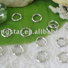 600 шт тибетский серебряный круг соединители A9239