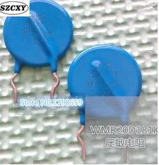 

New and original 20PCS WMR20D181K 20D181K TVRZNRV20181U 181KD20 180V 20MM varistor