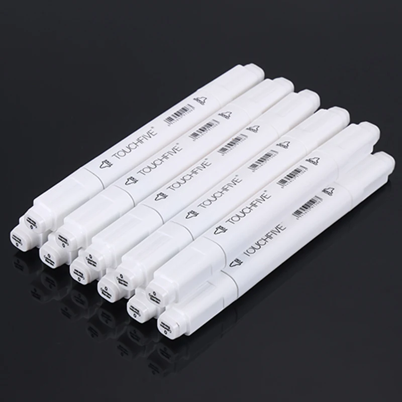 

Touchfive 0# Markers Colorless Blender Doub Head Sketch brush pen Art Marker Set For Animation Manga Design Painting Supplies